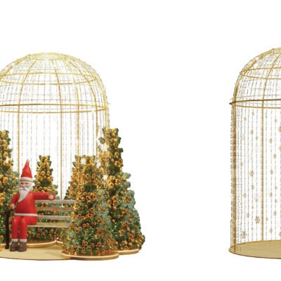 Sparkling LED dome