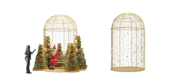 Sparkling LED dome