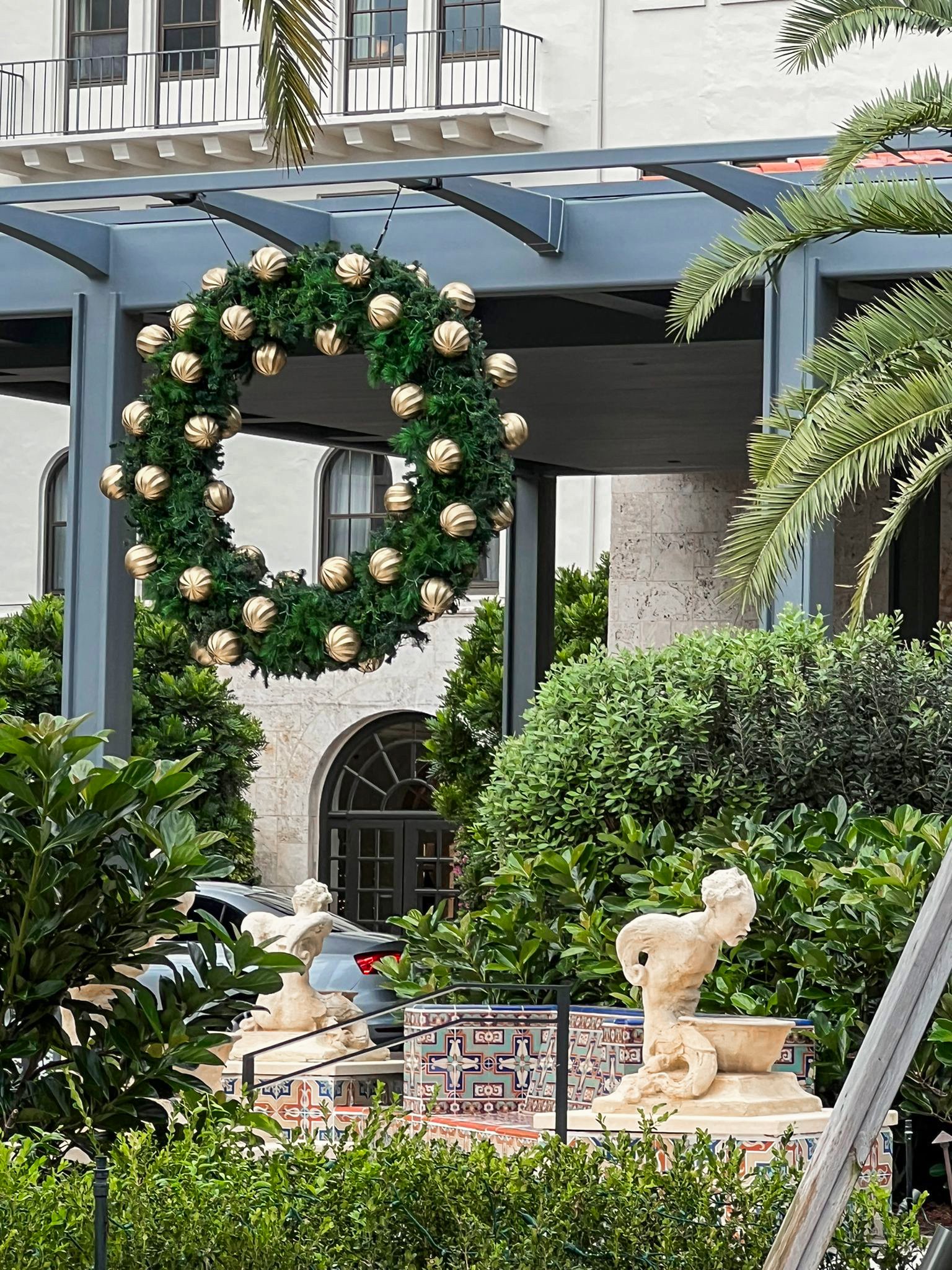 Miami Luxury Property Christmas Decorations